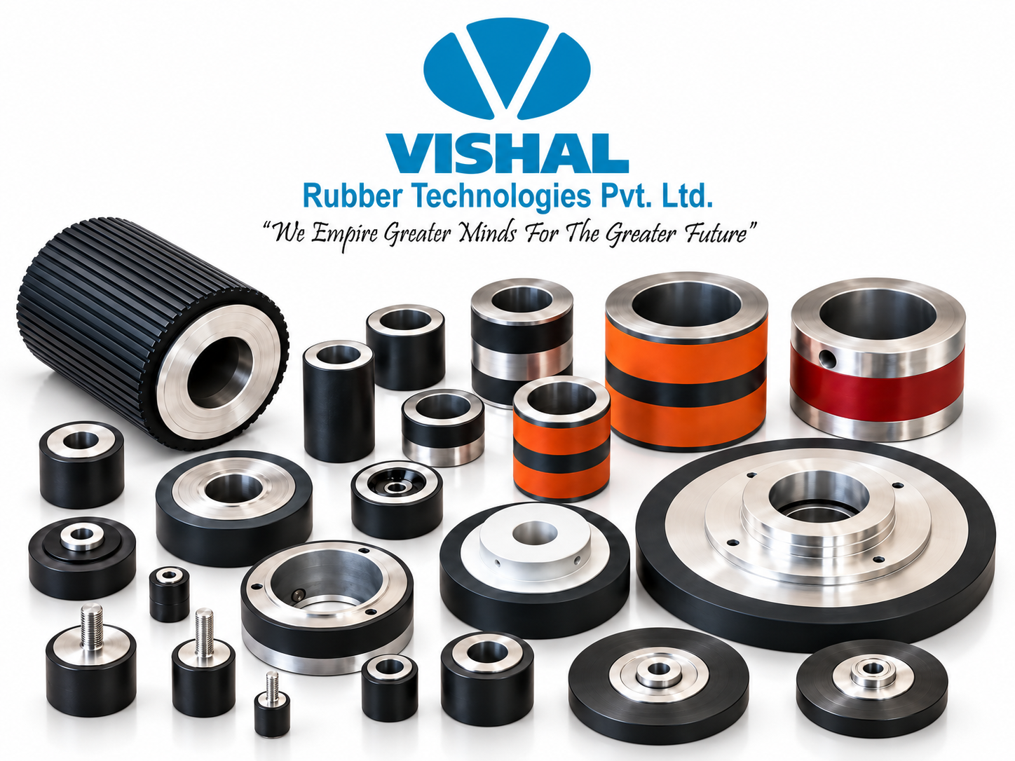 Rubber metal bonded products