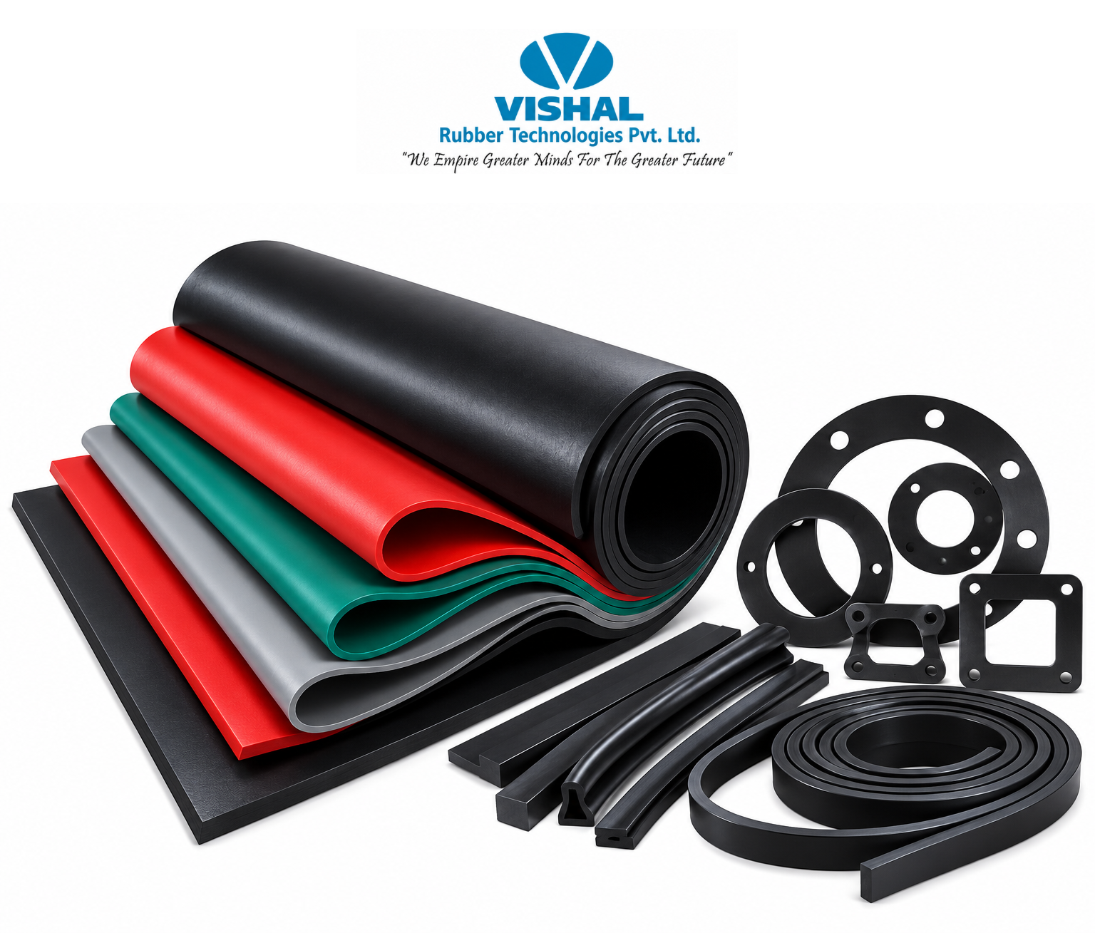 Vishal Rubber EPDM sheets gaskets strips and belts