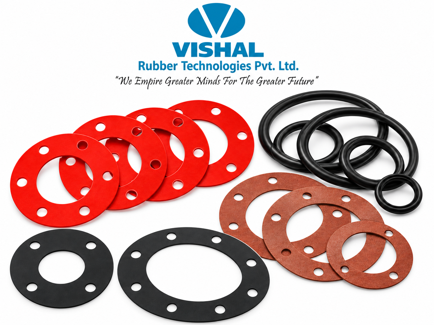 Industrial rubber gaskets by Vishal Rubber Technologies